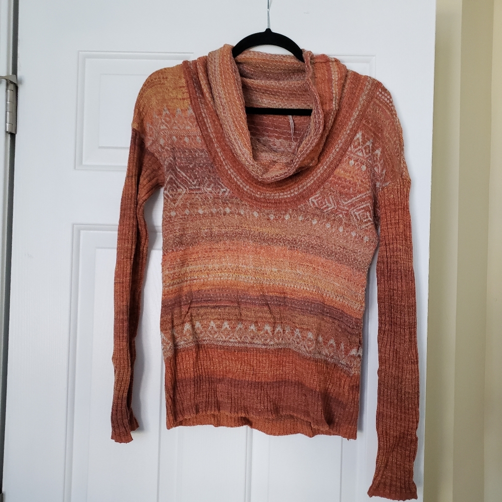 Free People cowl neck sweater
